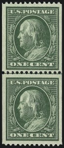 Sale 905, Lot 2405, 1908-09 Washington-Franklin Issues (Scott 331 thru 356)