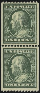 Sale 905, Lot 2406, 1908-09 Washington-Franklin Issues (Scott 331 thru 356)