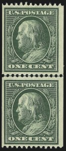 Sale 905, Lot 2407, 1908-09 Washington-Franklin Issues (Scott 331 thru 356)