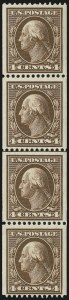Sale 905, Lot 2412, 1908-09 Washington-Franklin Issues (Scott 331 thru 356)