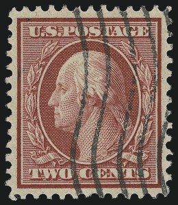Sale 905, Lot 2434, Washington-Franklin Issues (Bluish Paper)