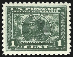 Sale 905, Lot 2502, 1913-15 Panama-Pacific Issue (Scott 397 thru 404)
