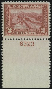 Sale 905, Lot 2503, 1913-15 Panama-Pacific Issue (Scott 397 thru 404)