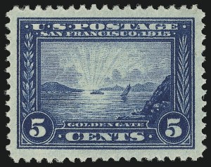Sale 905, Lot 2505, 1913-15 Panama-Pacific Issue (Scott 397 thru 404)