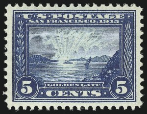Sale 905, Lot 2506, 1913-15 Panama-Pacific Issue (Scott 397 thru 404)