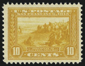 Sale 905, Lot 2507, 1913-15 Panama-Pacific Issue (Scott 397 thru 404)
