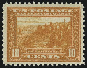 Sale 905, Lot 2512, 1913-15 Panama-Pacific Issue (Scott 397 thru 404)