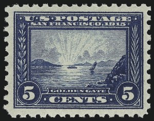Sale 905, Lot 2515, 1913-15 Panama-Pacific Issue (Scott 397 thru 404)