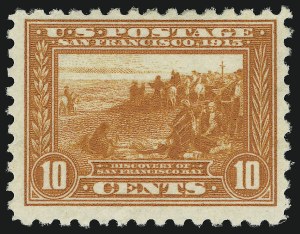 Sale 905, Lot 2525, 1913-15 Panama-Pacific Issue (Scott 397 thru 404)