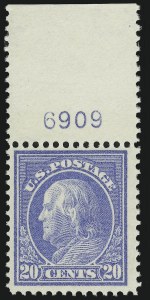 Sale 905, Lot 2551, Washington-Franklin Issues (Scott 405 to 423)