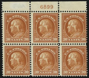 Sale 905, Lot 2556, Washington-Franklin Issues (Scott 405 to 423)