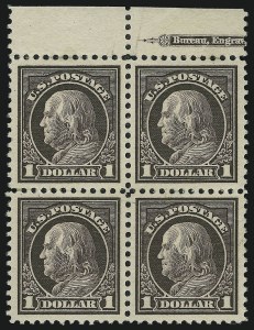 Sale 905, Lot 2724, 1916-23 Issues (Scott 491 to 519)