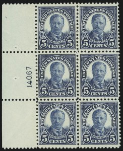 Sale 905, Lot 2758, 1922-25 Issue (Scott 551 to Later Issues), 5c Dark Blue (557) Sale 905, Lot 2758, 1922-25 Issue (Scott 551 to Later Issues)