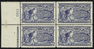 Sale 905, Lot 2887, Special Delivery and Registration