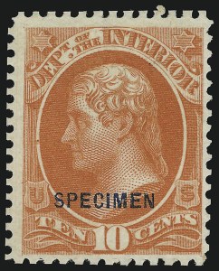 Sale 905, Lot 3317, Official Specimens and Sepcimens