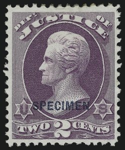 Sale 905, Lot 3328, Official Specimens and Sepcimens