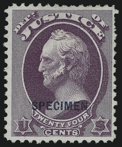 Sale 905, Lot 3333, Official Specimens and Sepcimens