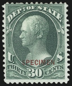 Sale 905, Lot 3361, Official Specimens and Sepcimens