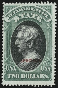 Sale 905, Lot 3363, Official Specimens and Sepcimens