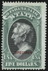 Sale 905, Lot 3365, Official Specimens and Sepcimens