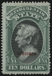 Sale 905, Lot 3366, Official Specimens and Sepcimens