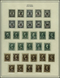 Sale 905, Lot 3387, Official Specimens and Sepcimens