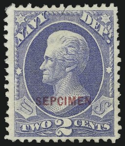 Sale 905, Lot 3404, Official Specimens and Sepcimens