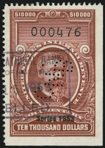 Sale 905, Lot 3592, Revenues