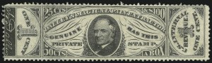 Sale 905, Lot 3653, Private Die Proprietary Stamps