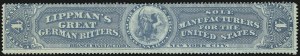 Sale 905, Lot 3684, Private Die Proprietary Stamps
