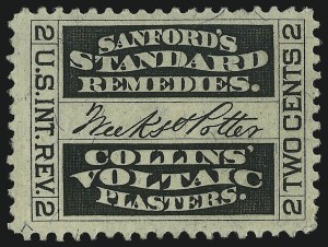 Sale 905, Lot 3710, Private Die Proprietary Stamps