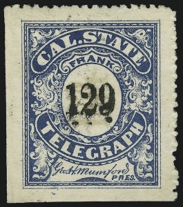 Sale 905, Lot 3770, Telegraph Stamps