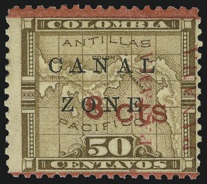 Sale 905, Lot 3790, Canal Zone
