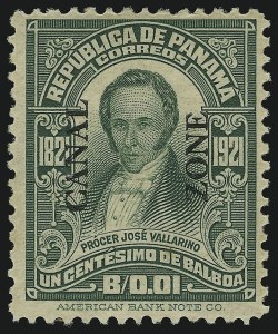 Sale 905, Lot 3800, Canal Zone