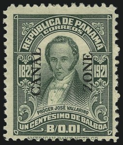 Sale 905, Lot 3801, Canal Zone