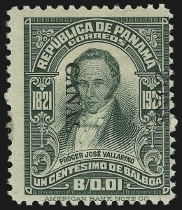 Sale 905, Lot 3802, Canal Zone