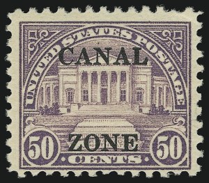 Sale 905, Lot 3807, Canal Zone