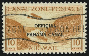 Sale 905, Lot 3812, Canal Zone