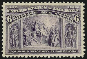 Sale 910, Lot 10, 1893 Columbian Issue
