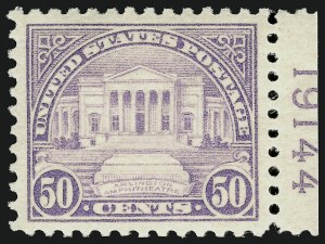 Sale 910, Lot 103, 1922 and Later Issues (Scott 537 to 573a)