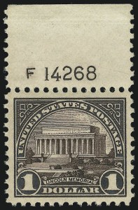 Sale 910, Lot 104, 1922 and Later Issues (Scott 537 to 573a)