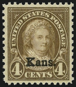 Sale 910, Lot 148, Later Issues (Kans-Nebr. overprints)