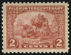 Sale 910, Lot 86, 1922 and Later Issues (Scott 537 to 573a), 2c Pilgrim (549) Sale 910, Lot 86, 1922 and Later Issues (Scott 537 to 573a)
