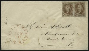 Sale 913, Lot 521, 1847 Issue