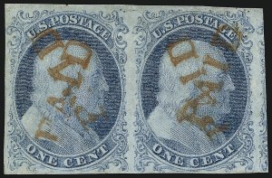 Sale 913, Lot 530, 1c 1851-56 Issue