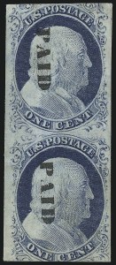 Sale 913, Lot 545, 1c 1851-56 Issue