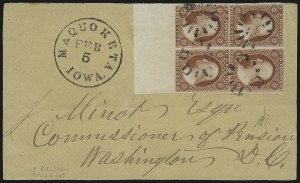 Sale 913, Lot 547, 3c-5c 1851-56 Issue