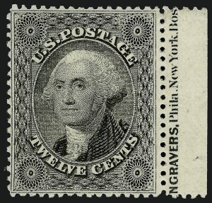 Sale 913, Lot 589, 10c-90c 1857-60 Issue