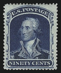 Sale 913, Lot 593, 10c-90c 1857-60 Issue