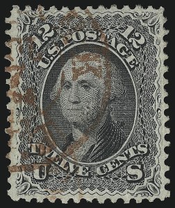 Sale 913, Lot 641, 1867-68 Grilled Issue